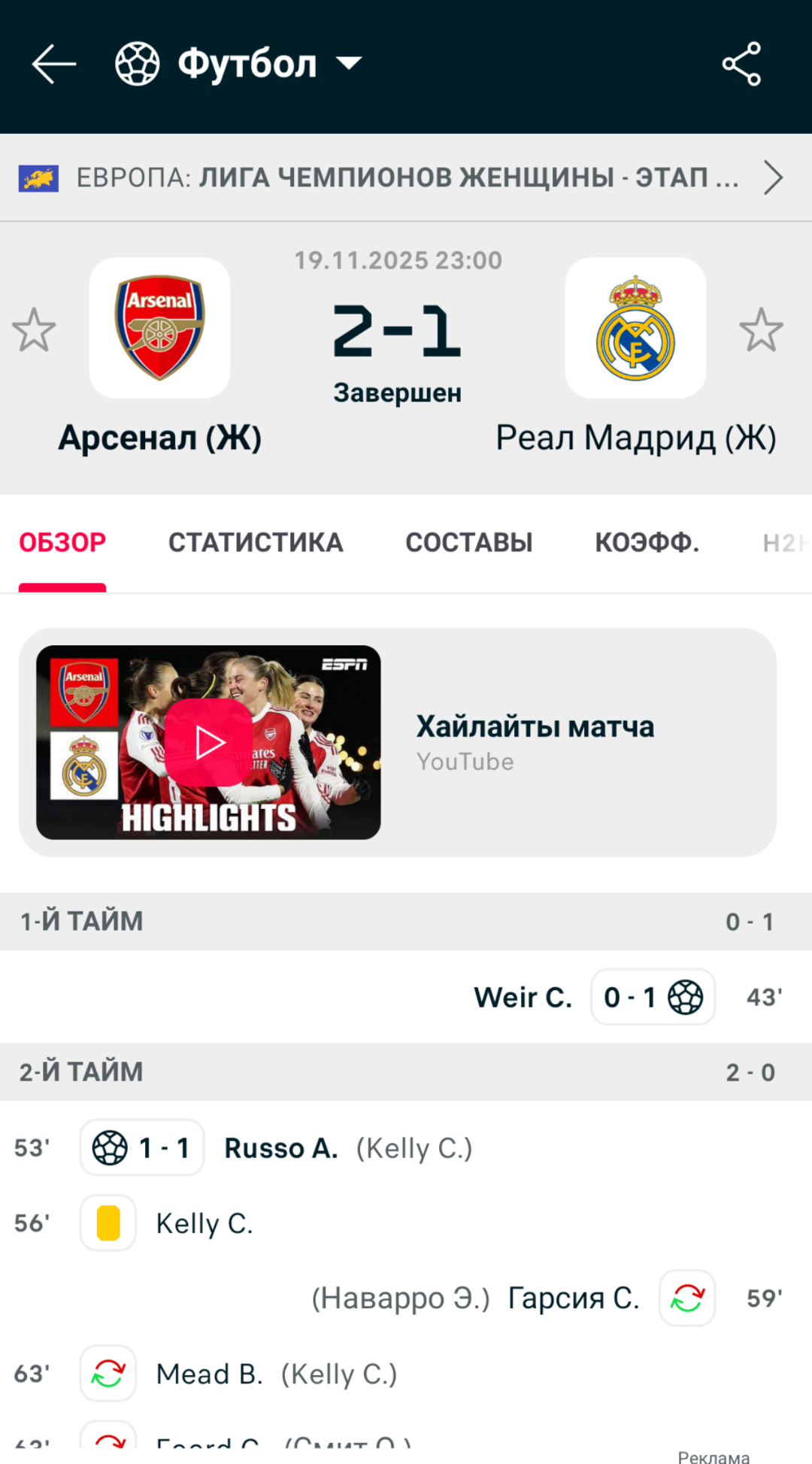 ARSENAL LONDON WOMEN 